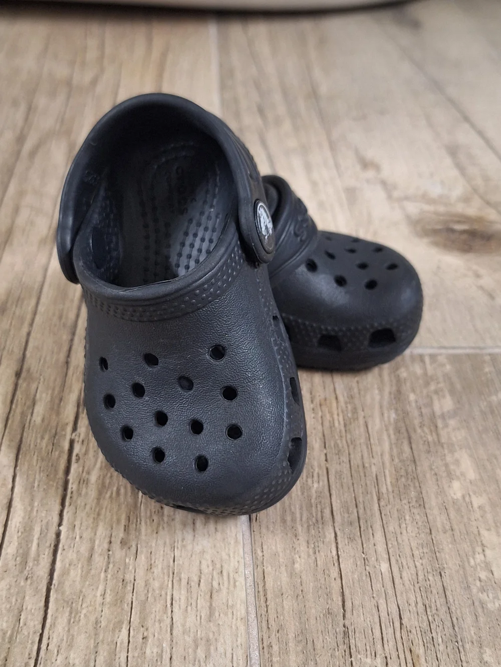 Classic Black Crocs Toddler Clogs | Kids Slip On Comfort Shoes Multiple Size